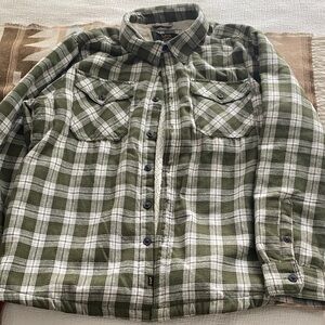 NWOT Sherpa lined shirt jacket.